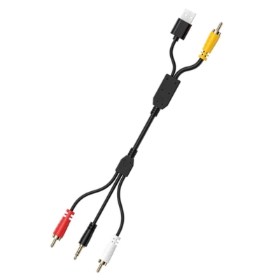 Digitális - Analóg koaxiális - 2RCA, 3.5 mm Jack audio átalakító kábel
