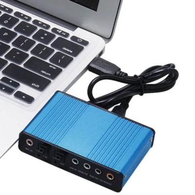 USB 5.1 hangkártya, külső hangkártya 5.1 spdif, számítógépekhez