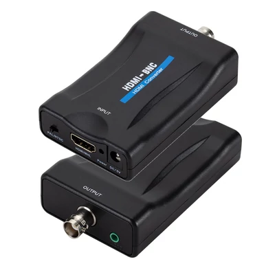 BNC-HDMI átalakító adapter, analóg BNC kimenetű kamera HDMI adapter