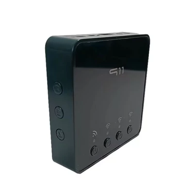 PS911 One to Four 4 pontos multifunkciós Bluetooth audio adó/vevő adapter, 3 bluetooth 1 vezetékes eszköz csatlakoztatásához, TF és U-Disk lejátszás