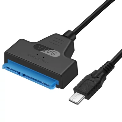USB-C/SATA átalakító, USB c SATA adpter, 2.5" HDD/SSD