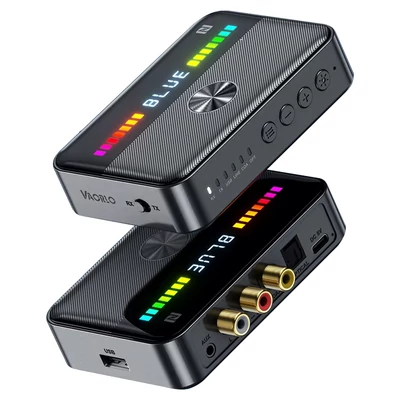 M13 DAC NFC Bluetooth 5.3 Adó-Vevő multifunkciós adapter, digitális-analóg átalakító, RGB világítás