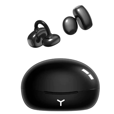 HM22 Open Ear fülhallgatók, légvezetéses (air conduction) vezeték nélküli fülhallgatók Bluetooth 6.0, töltő dobozzal
