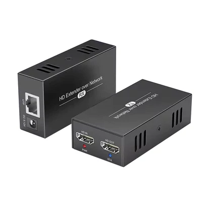 RJ45 vezetékes HDMI Extender 150m távolságra, HDMI kis/be menettel