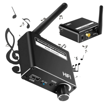 D18 Bluetooth 5.0 audio vevő, Digitális analóg átalakító, Mp3 lejátszó