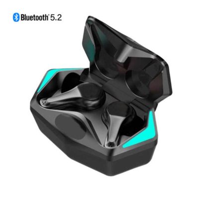 S500 Bluetooth 5.2 fülhallgató játékhoz, Extra Bass, HD mikrofonnal
