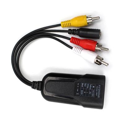 3RCA - HDMI átalakító adapter 1080P, RCA kimenetű lejátszókhoz