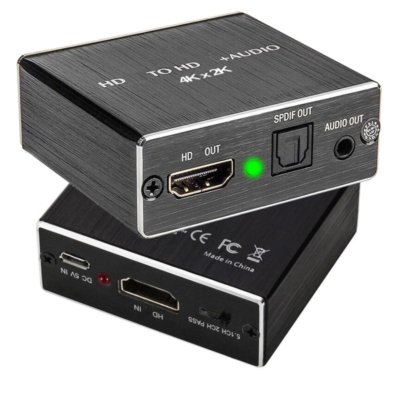 HDMI audio leválasztó, SPDIF vagy 3,5mm hang kimenettel