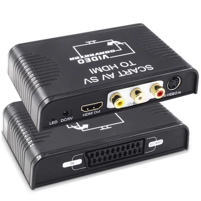 3 az 1-ben SCART/AV/SV-ről HDMI-re történő átalakításhoz