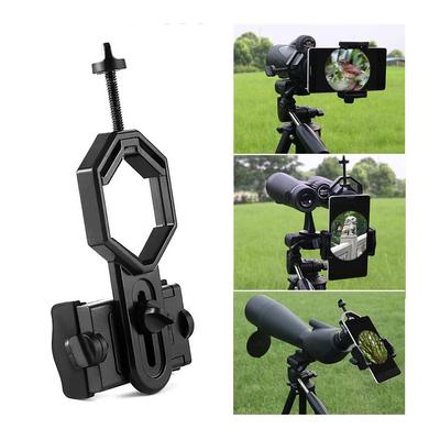 Univerzális mobiltelefon-tartó okulárra, távcsövekhez, átmérő 28 - 47 mm, telefontartó 55-91 mm