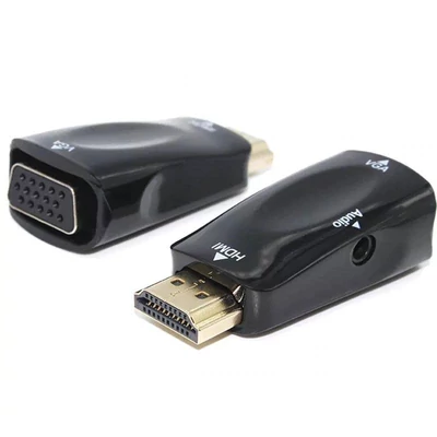 Hope R HDMI-VGA adapter, 1080P, Audio kimenet