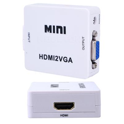 HDMI - VGA nagy felbontású video konverter, VGA bemenetű monitorokhoz